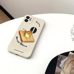 Funda para iPhone con forma de rebanada de pan