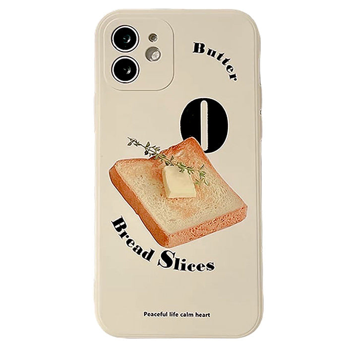 Funda para iPhone con forma de rebanada de pan