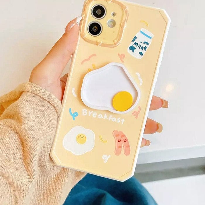 Funda para iPhone con desayuno 