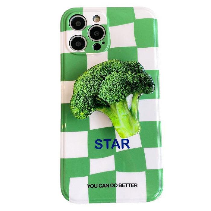 Funda para iPhone con estampado de brócoli 