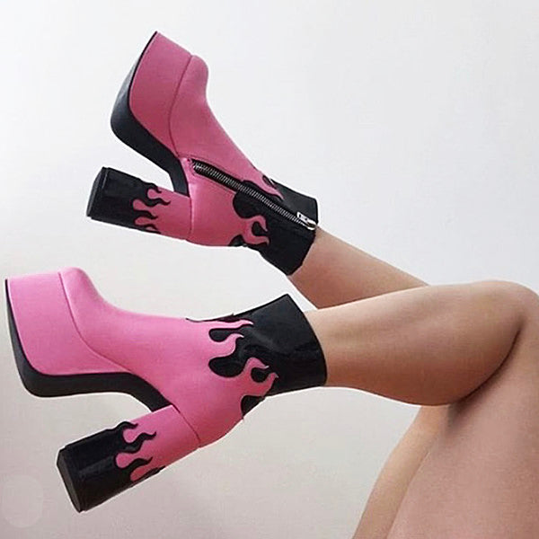 Bubblegum Pink Boots