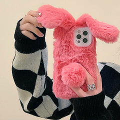 Bunny Ears Furry iPhone Case