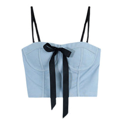 Bustier Top with Front Bow