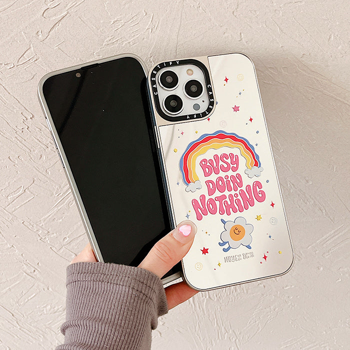 Busy Doin' Nothing iPhone Case