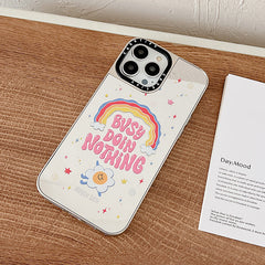 Busy Doin' Nothing iPhone Case