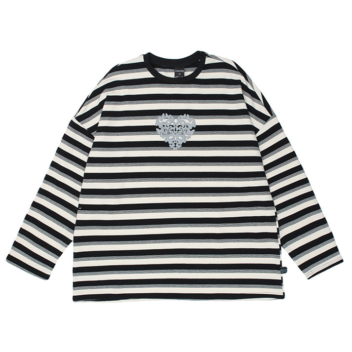 Butterfly Striped Long Sleeve Tee