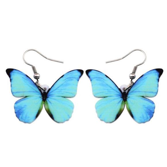 Pendientes de mariposa