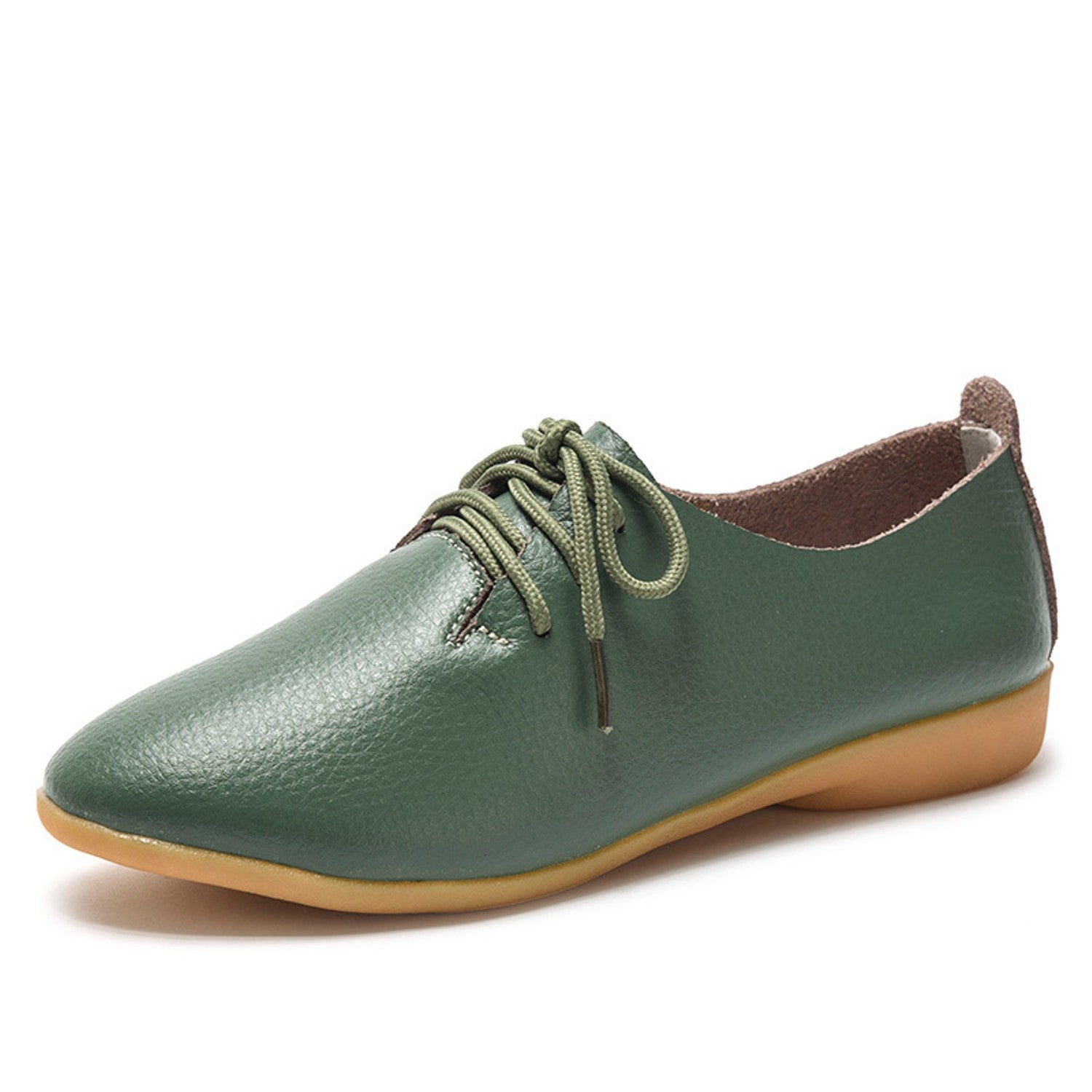 Oxfords casuales de cuero 