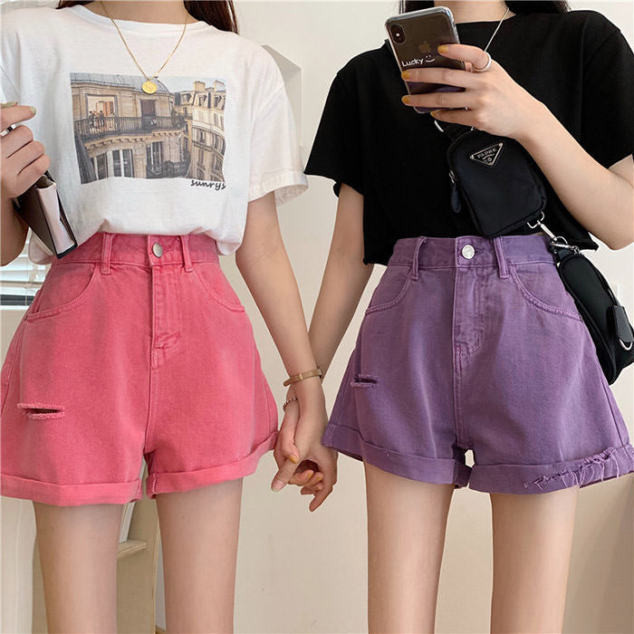 Candy Fairy – Shorts mit Used-Look