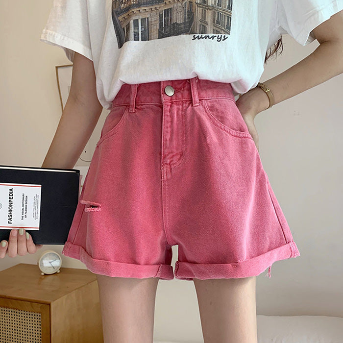 Candy Fairy – Shorts mit Used-Look