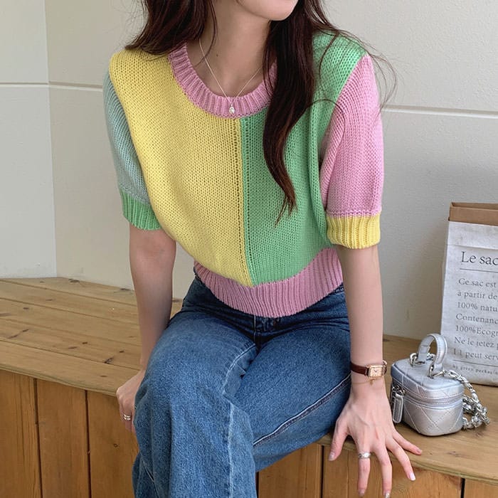 Candy Fairy Pastel Knit Top