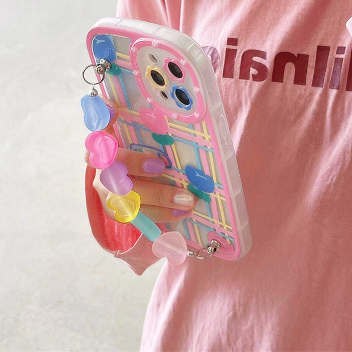 Candy Heart Chain iPhone Case