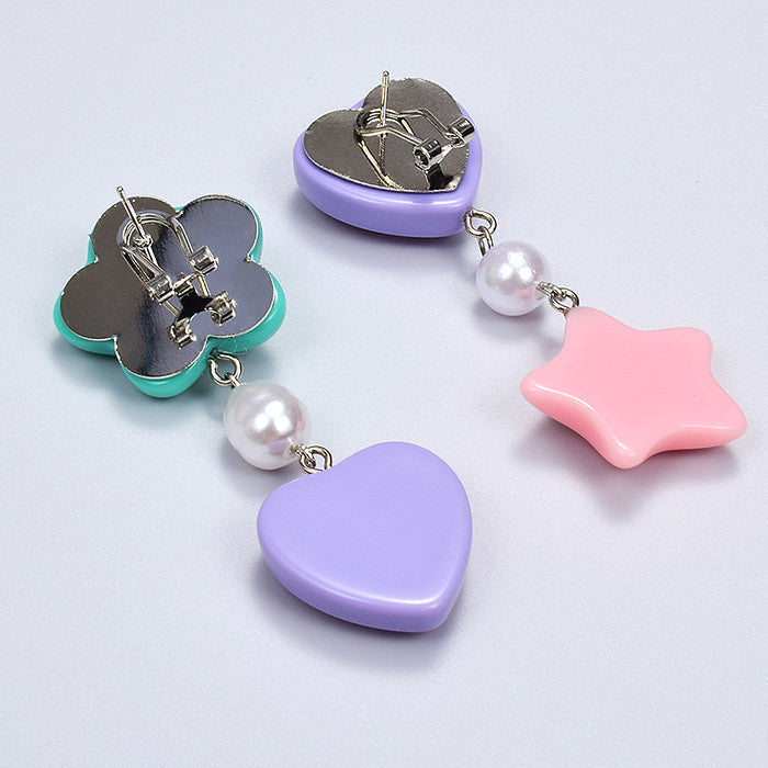 Candy Heart Drop Earrings