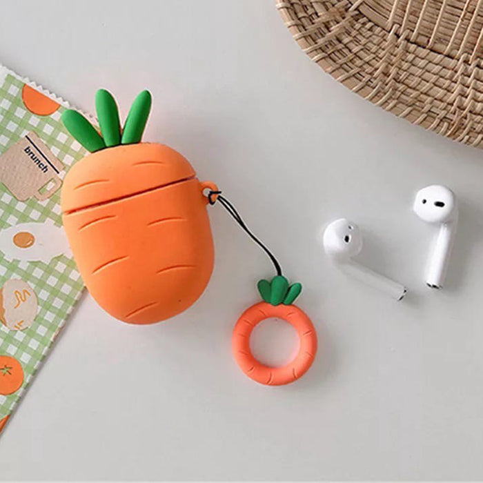 Estuche para AirPods de zanahoria