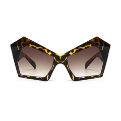 Übergroße Cat-Eye-Sonnenbrille