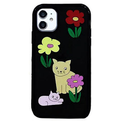 iPhone-Hülle mit Katzenblume