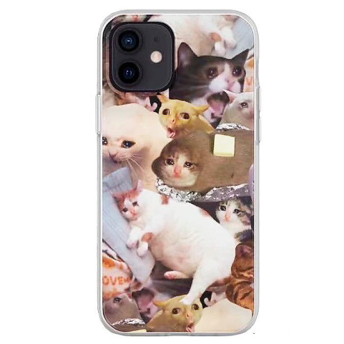 Funda para iPhone con memes de gatos