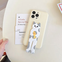 Funda para iPhone con diseño de gato