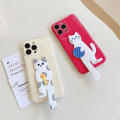 Funda para iPhone con diseño de gato