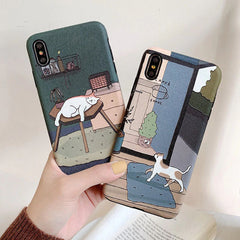 Funda para iPhone Cat's Life