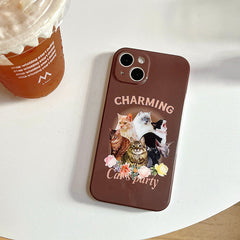 Cat's Party iPhone Case