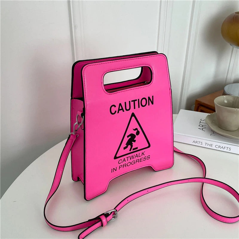 Catwalk in Progress Neon Handtasche