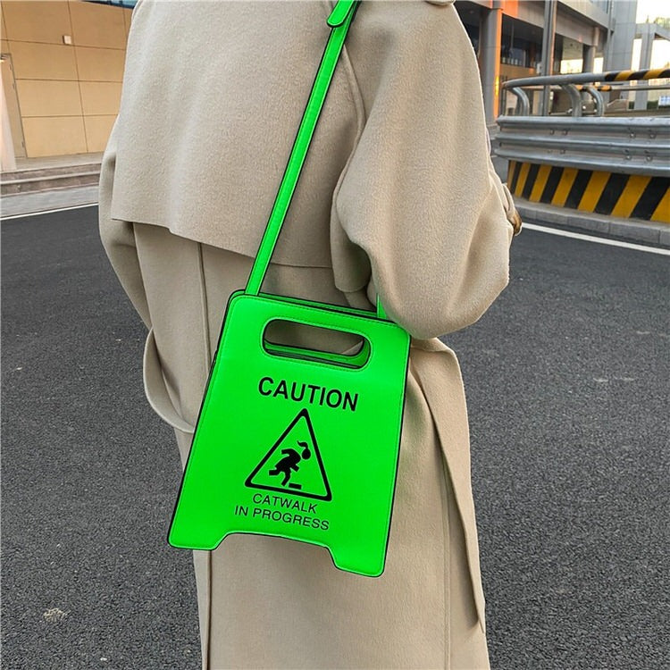 Catwalk in Progress Neon Handtasche