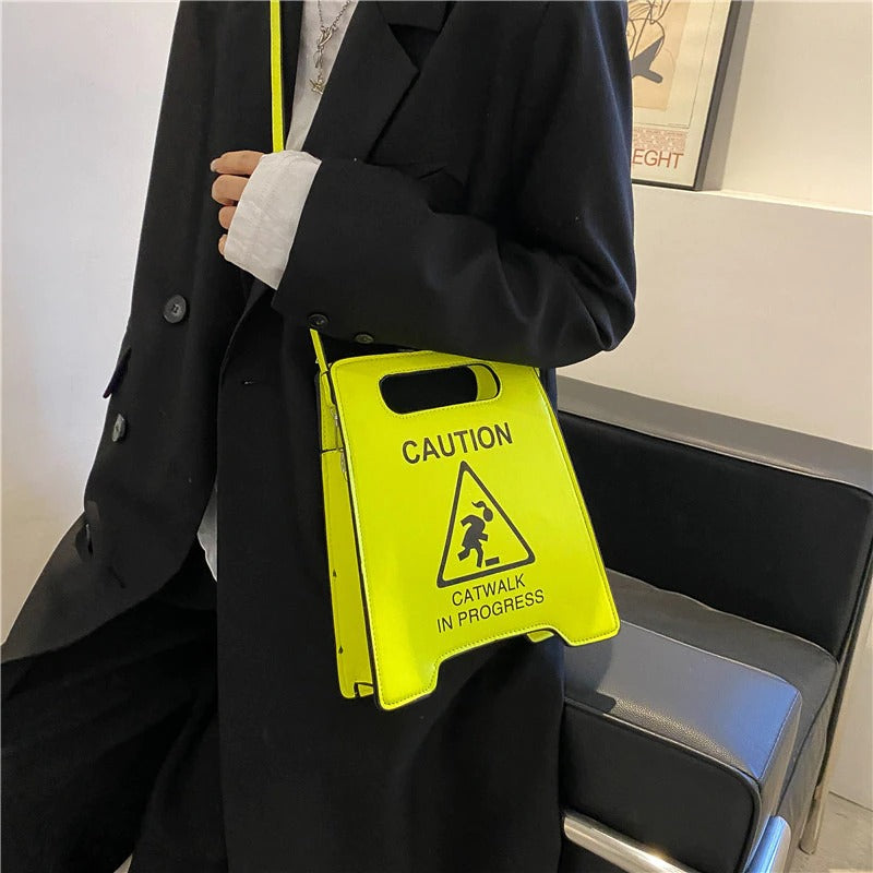 Catwalk in Progress Neon Handtasche