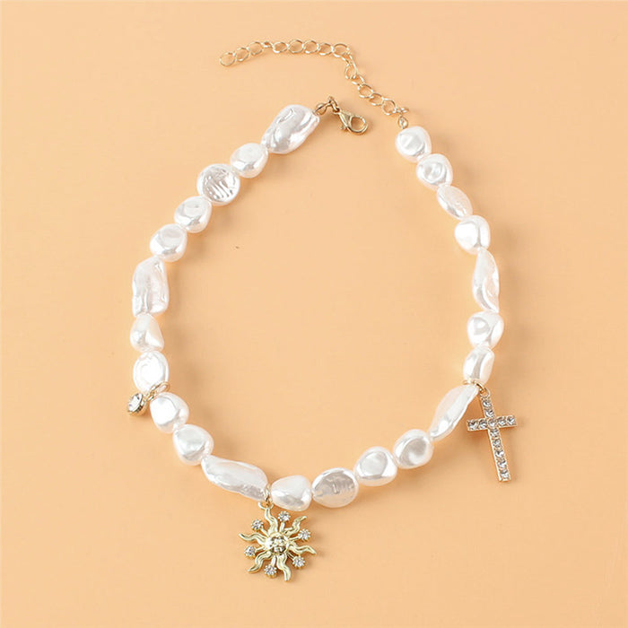 Celestial Sun Pearl Choker