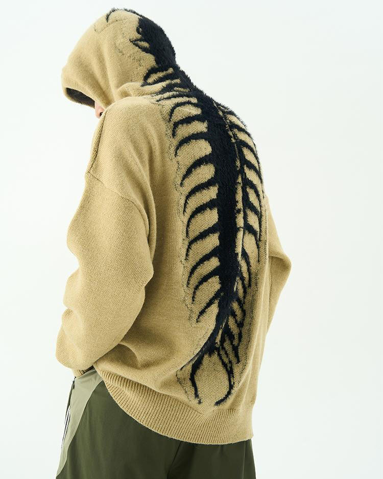 Sudadera con capucha de punto Centipede