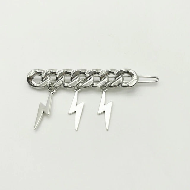 Chain Grunge Aesthetic Hair Clips