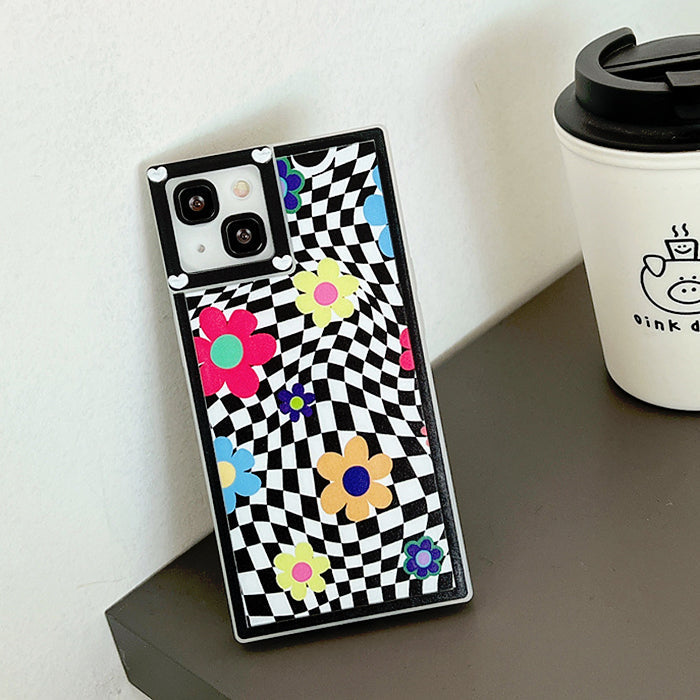 Checkerboard Square iPhone Case