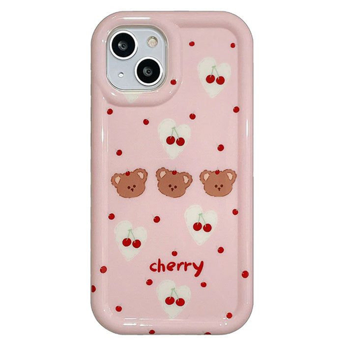 Cherry Bear iPhone Case