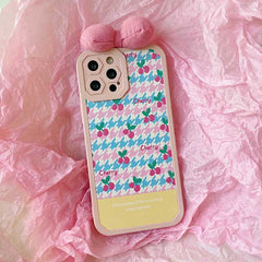 Funda para iPhone con lazo de cereza