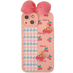 Funda para iPhone con lazo de cereza