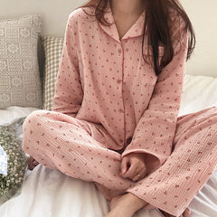 Conjunto de pijama de cereza