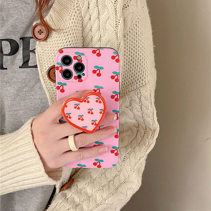 Cherry Pink iPhone Case