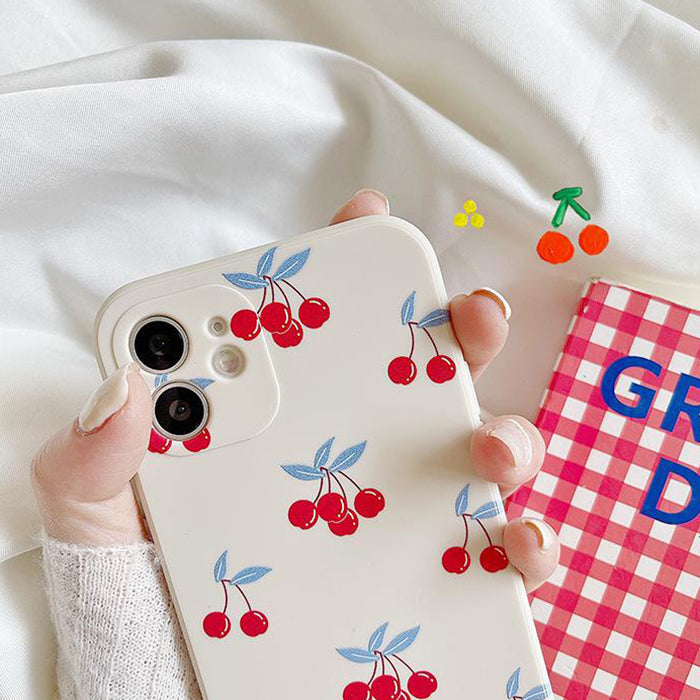 Cherry Print iPhone Case