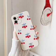 Cherry Print iPhone Case