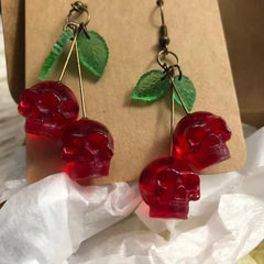 Cherry Skulls Earrings