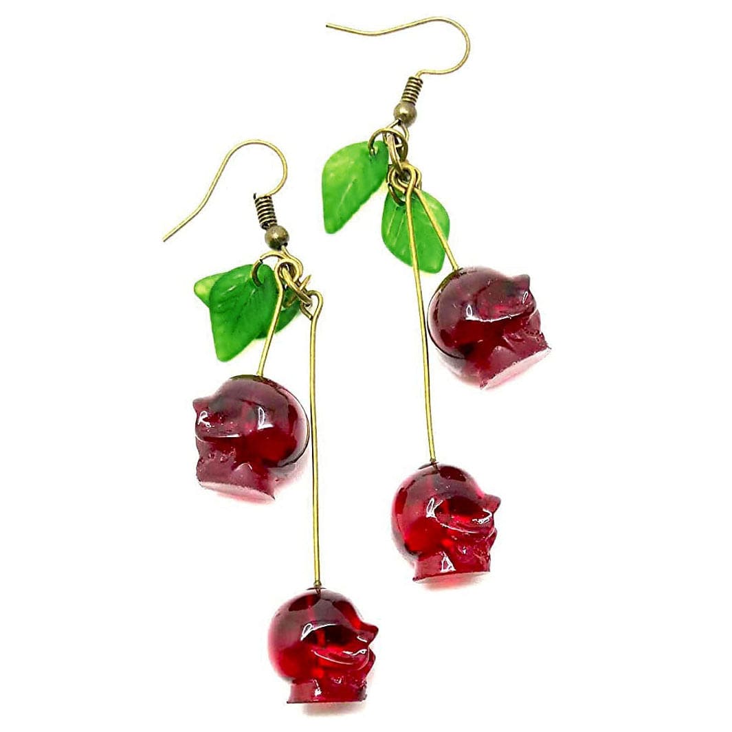 Cherry Skulls Earrings