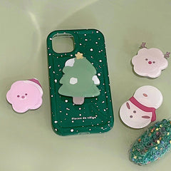 Funda para iPhone con diseño de árbol de Navidad