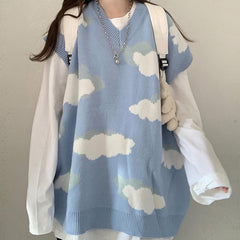 Cloudy Skies Knit Vest