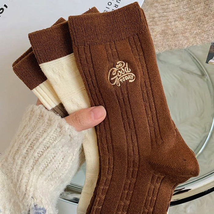Gestreifte Coffee Shop Socken