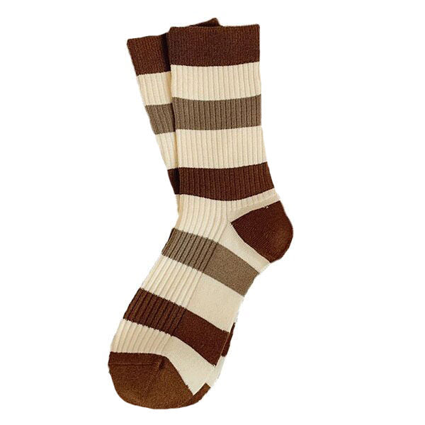 Gestreifte Coffee Shop Socken