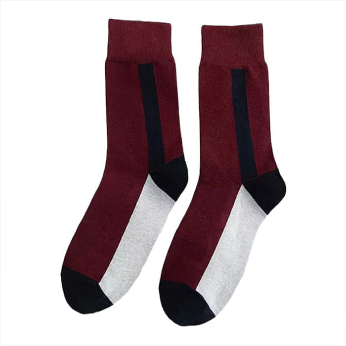 Crew-Socken mit Farbblock-Muster