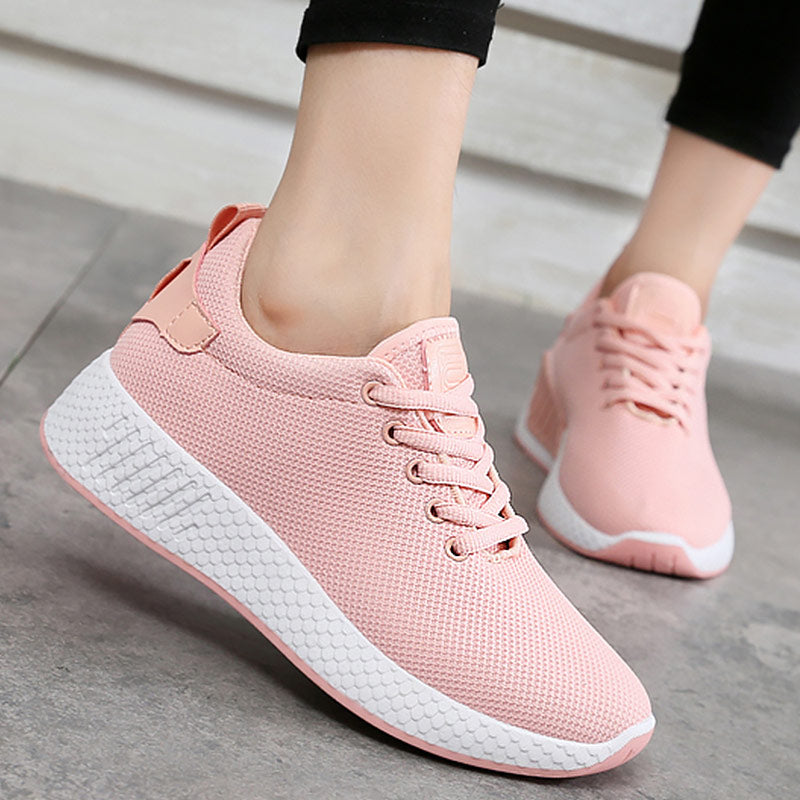 Casual Sneakers With Mesh