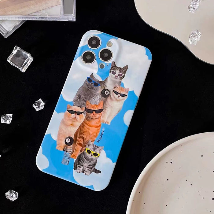 Funda para iPhone con gatos geniales