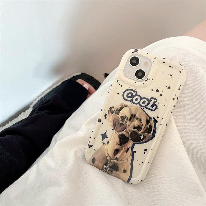 Funda para iPhone con un dálmata genial