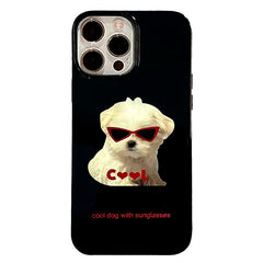 Funda para iPhone con diseño de perro genial